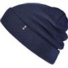 Enter the Complex® Berretto Uomo e Donna, Cappello Invernale, 100% Lana Merino, Cuffia, Unisex, Blu Marino, Taglia Unica