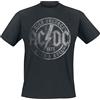 Beats & More AC/DC - Maglietta High Voltage 1975, colore: Nero, Nero , M