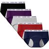 Anntry Mutandine per Periodo mestruale in Cotone da Ragazza per Adolescenti Confezione da 5 Pezzi Slip Intimo Protettivo a Prova di perdite da Donna (XL, Stile1)