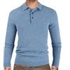 generic Maglione a maglia grossa, per uomo, vestibilità normale, basic, caldo (con collo alto/girocollo), da uomo, invernale, slim fit, caldo maglione in lana, Blu, M