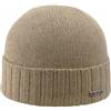 Melegari Berretto Cuffia Beanie Treviso | 100% Cashmere | Made in Italy | Unisex (Taupe)