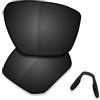 SAUCER Lenti e naselli di ricambio premium per occhiali da sole Oakley Targetline OO9397, Nero carbonio polarizzato, Taglia unica