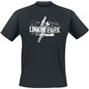 Linkin Park Prism Smoke Unisex T-Shirt Nero 100% Cotone Regular