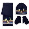 Sun City Cappello sciarpa e guanti invernale Mickey Mouse cappellino neonato Bimbo 5908