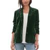 HANXIULIN Blazer, giacca invernale da donna, elegante, da lavoro, a maniche lunghe, blazer uniforme, slim fit, con maniche lunghe, blazer da donna, per l'uso quotidiano, Ag., M