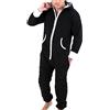 Juicy Trendz Uomo Uno Zip Tutina Cappuccio da Tuta Intera all in One Piece