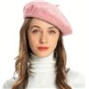 ZLYC Berretto da Donna in Stile Francese, Classico, Lana, Taglia Unica