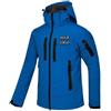 Honghuang Personalizzato Stampa Softshell Giacca Uomo Impermeabile Pile Termico Outdoor Cappuccio Escursionismo Cappotto Sci Trekking Campeggio Abbigliamento Color2,3XL