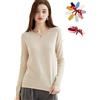 Chanyarn Maglione da Donna 100% Cashmere Autunno Inverno Girocollo Super Caldo Leggero Maniche Lunghe Pullover in Maglia