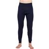 LAPASA 100% Lana Merino Calzamaglia Termica Peso Medio M68 - Abbigliamento Termico Leggings Invernali Trekking Running Montagna Sci Snowboard Blu Navy (Extra-Caldo) S