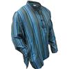 Shopoholic Fashion Camicia da Nonno da Uomo Hippie Mix Dharke Stripes