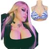 ALZRGORA Seno in silicone Placca per seno finto forme C-G Cup per Crossdresser Transgender Drag Queen