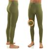 sesto senso Calzamaglia Lunga Uomo 100% Cotone Biancheria Intima Pantaloni Termici Funzionali