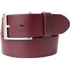BELTINGER Cintura per jeans in pelle bovina pieno fiore 4 cm | di alta qualità cintura in pelle per uomo 40mm | cintura da uomo prodotto in Italia