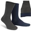 ALL ABOUT SOCKS Calze uomo 47-50 grigio blue (10 paia) Calze grigie uomo cotone antracite taglia 47 48 49 50 Calze sottili uomo calze blu scuro