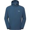 Rab Giacca con cappuccio Borealis Uomo, Blu Tempesta, Medium