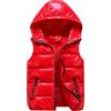 Kswlwccpp Gilet Uomo Invernale, 2025 Piumino Smanicato Uomo - Nero Lucido Con Cappuccio Gilet Invernale Imbottito Leggero Caldo Giacca S-4Xl