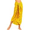 PANASIAM Sarong B301 yellow butterfly, L