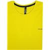 P-Club T-Shirt Uomo Manica Corta Cotone Tinta Unita M L XL XXL 3XL 4XL 5XL 6XL (6XL, Giallo, 6X_l)