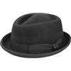 LIPODO Gratus Pork Pie Cappello in Feltro di Lana Made in Italy Donna Uomo Estate Inverno Nastro Elasticizzato