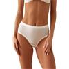 JADEA 786-6 Pezzi - Slip Midi Donna in Cotone Modal: Comfort Estremo e Design Elegante con Rifiniture di qualità, Bianco, L