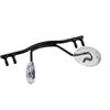 Generico Sostituzione del ponte for occhiali da 10 pezzi/lotto for montatura senza montatura, ponti nasali for occhiali in acciaio inossidabile con nasello oro argento nero grigio