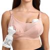 momcozy Reggiseno a Pompa, a Mani libere per 4C-8E, Comodo Reggiseno per Allattamento Taglie Forti, Pompe e Allattamento in Un