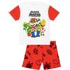 Super Mario Pigiama Bambino, Corto Set Estivo Manica Corta Maglia E Shorts Pigiama Bambini, Rosso 9-10 Anni