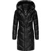 Ragwear Natalka Bling YOUMODO XS-3XL - Giacca invernale da donna, impermeabile, con grande cappuccio, Nero , XXL