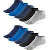 Mat and Vic's Mat & Vic's Calzini uomo corti - OEKO-TEX 100, 10 paia, Jeans Colors, M