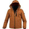 Instinct Giubbotto Giubbino Giacca Invernale Uomo 3 in 1 Caldo Antivento con Cappuccio Piumino Outdoor Casual Sportivo per Lavoro e Scuola Autunno Inverno
