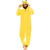 Pokémon Pigiama Intero per Uomo Pikachu Giallo Small