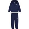 EA7 Emporio Armani Tuta Core Identity Boy in cotone garzato da Bambini e Ragazzi, 7B000031