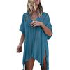 Ulalaza Costumi da Bagno per la Protezione Solare da Donna Coprono Abiti da Bikini all'Uncinetto in Pizzo Costumi da Bagno Scava Fuori