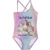 KPop Demon Hunters Huntrix Costume Piscina Bambina, Costume Nuoto Bambina Intero Olografico con Zoey, Rumi E Mira, 12-13 Anni