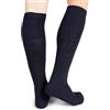 ROSSI CALZE Calze Lunga, Gambaletto Sanitarie da Uomo, Corte in Lana 50% con Elastico Relax, Senza Lastex, Non Stringe Made in Italia 206 (IT, Numero, 39, 41, Regular, Regular, Blu)