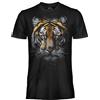 DARK EMBER - T Shirt Tiger Eyes. Maglia Unisex in Cotone. Maglietta vestibilità Regular per Adulto e Ragazzo XXXL