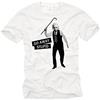 MAKAYA T-Shirt Divertenti Uomo - Maglietta Albert Einstein Bianco M