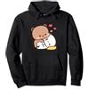 OrcoW Carino Bubu Dudu Panda Bear Adorabile Coppia Love Bubu e Dudu Pullover Felpa Con Cappuccio