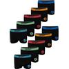 LOREZA ® 10 Boxer per Ragazzi Intimo Microfibra Mutande Senza Cuciture (14-16 Anni), Modello 3