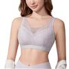 xinrishe 2024 Reggiseno per Mastectomia Post-operatorio in Pizzo Sexy Bralette Quotidiana per Protesi al Seno Forme del Seno Tette Finte Artificiali (Color : Gray, Size : L)
