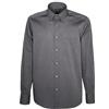 Generico Camicia Uomo Button Down Flanella Cotone Sea Barrier TRASIMENO (IT, Testo, 3XL, Regular, Regular, Antracite)
