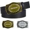 Fxinxi Custom Belt Buckles Men Personalized Belt Buckle Initial Belt Buckle Large Western Style Removable Metal