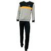 Sergio Tacchini Pigiama Uomo Invernale, Pigiama Uomo Caldo Cotone, Tuta Uomo Casa (34818 Nero, XXL)
