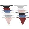 Channo Mutande Donna Senza Cuciture Perizoma Slip Tanga Invisibili Intimo Thong Seamless, Mutande in Microfibra Brasiliana, Underwear Women Multipack, Pacco da 12, Multicolore, L/XL