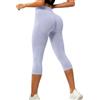 Generico 3/4 Leggins Capri Vita Alta Donna, Sportivi Vita Alta Anticellulite Pantaloni, per Sport, Fitness,Pilates,Yoga, Allenamento, Corsae, Palestra, Linfodrenaggio, Lipedema, Abbigliamento Donne