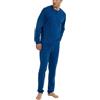 RAGNO Pigiama Uomo Lungo Serafino Cotone Leggero Rigato UA26N1