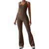 Generisch Tuta termica da donna, invernale, morbida, a maniche lunghe, per yoga, con collo alto, con chiusura lampo, slim fit, body elasticizzato, per tutto il corpo, in pile foderato