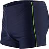 ZAGANO Costume da Bagno da Uomo Estremamente Resistente, Aderente, Made in EU, Comodi Pantaloni da Nuoto, Pantaloncini Aderenti, 2301, Blu Scuro, M