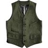 Solovedress Gilet in lana formale Regular Fit gilet tuta gilet per matrimonio Groomsmen